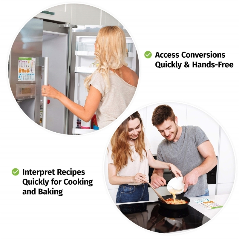 Kitchen Baking Conversion Chart - Grafico conversione della cucina del ristorante