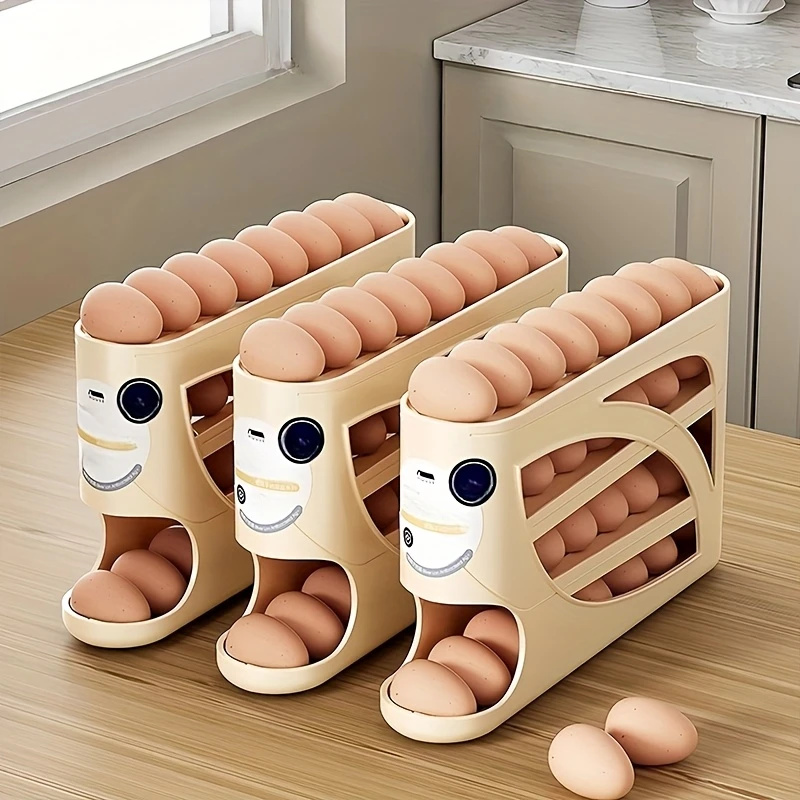 Kitchen Baking Tray Storage - Contenitore Portauova Rotante a 2-4 Livelli