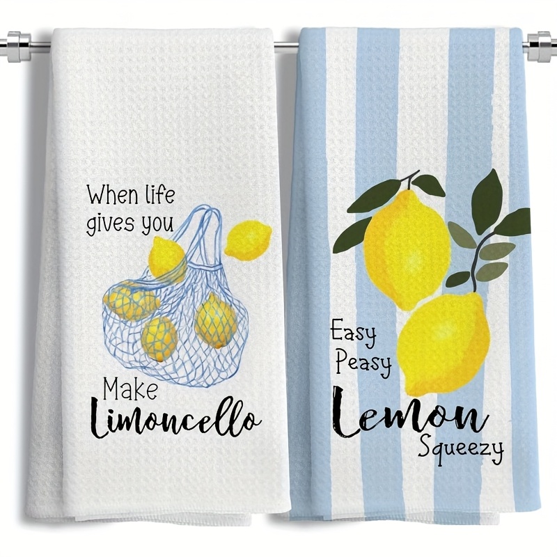Kitchen Baking Decor - Set di 2 strofinacci da cucina