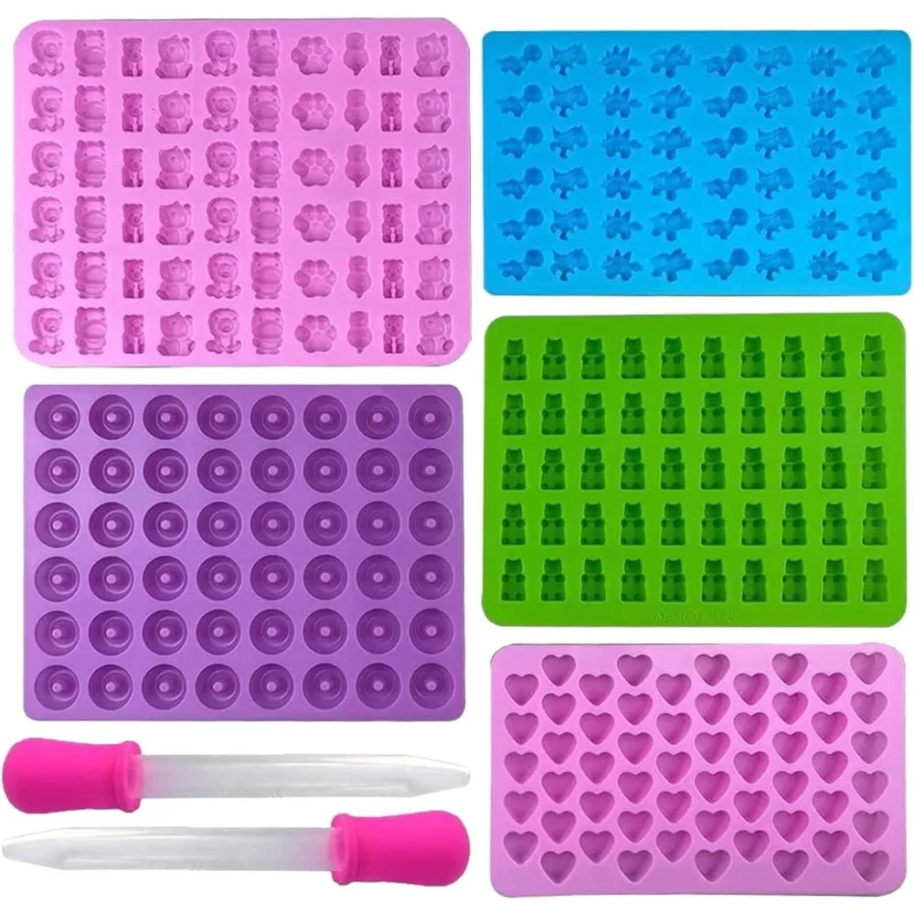 Kitchen Baking Tray Set - 5 pezzi stampi in silicone per