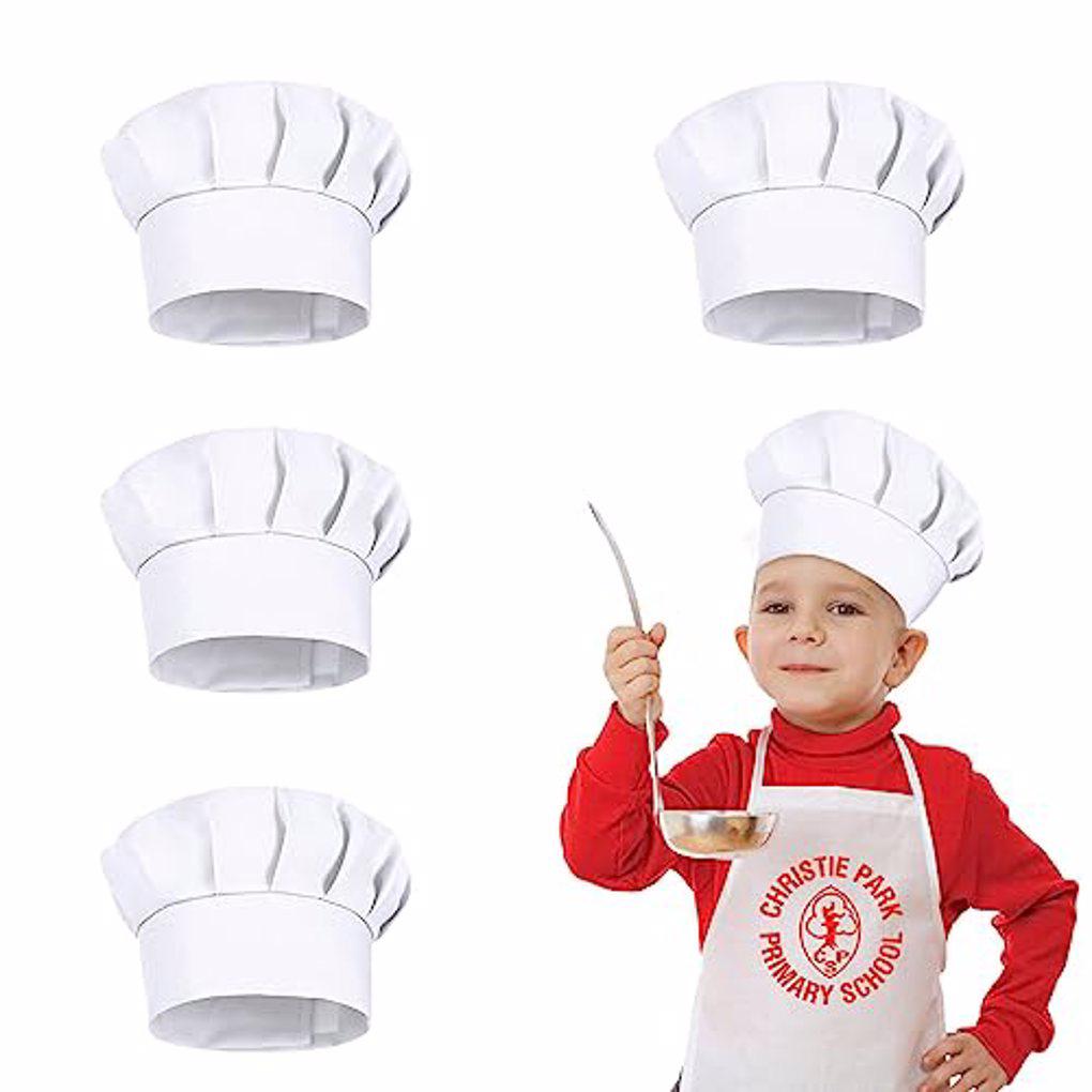 Baking Kitchen Kids - Set di 4 Cappelli da Cuoco