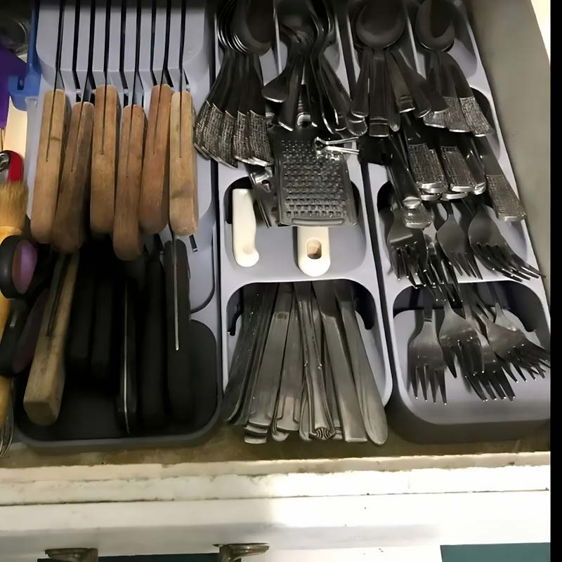 Pratica scatola porta coltelli - Kitchen Baking Tray Storage recensione e prezzo