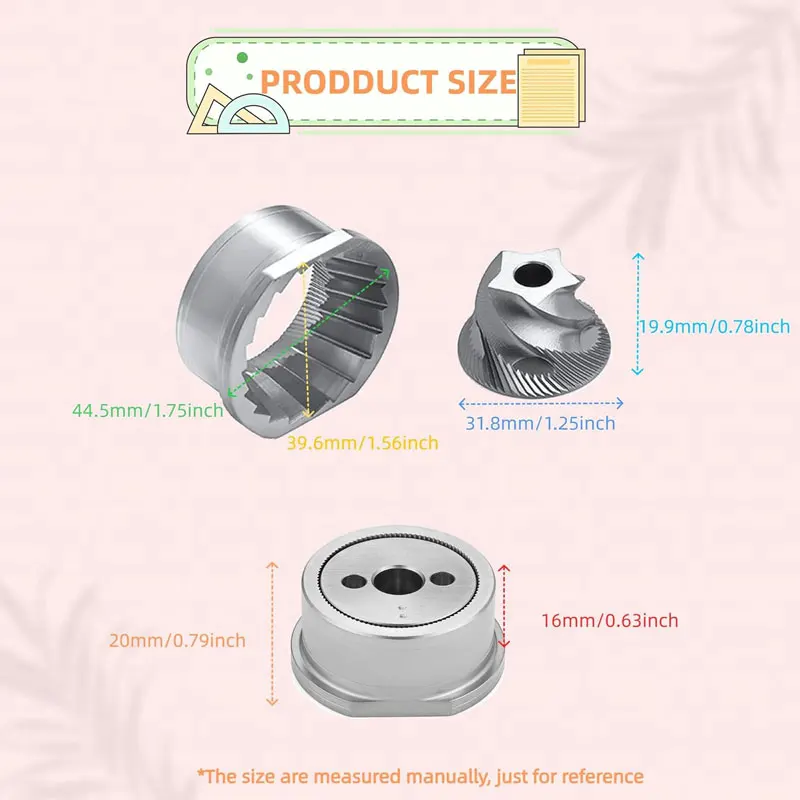 5 lame coniche superiori e inf - Breville Espresso Barista Touch recensione e prezzo
