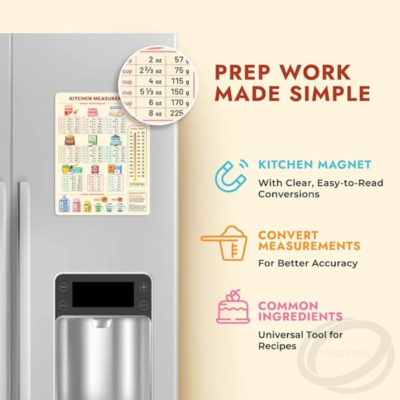 Grafico di conversione da cuci - Kitchen Baking Conversion Chart recensione e prezzo