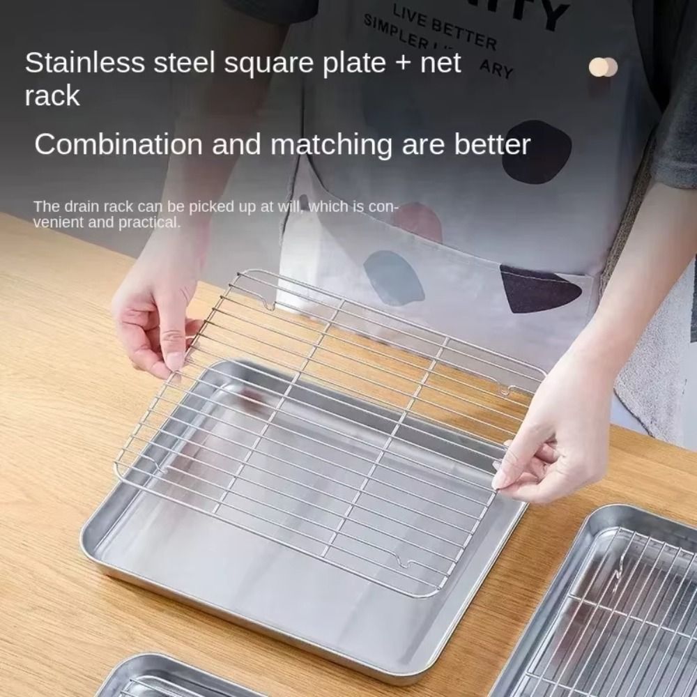 Nuovo acciaio inossidabile 304 - Kitchen Baking Tray Rack recensione e prezzo