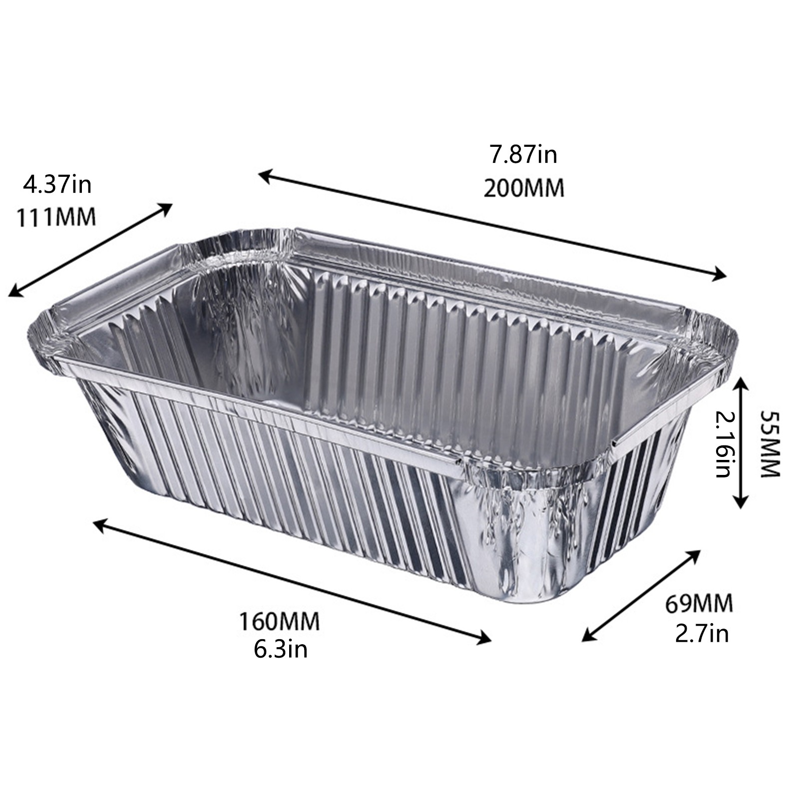 20pcs Large Deep Disposable Al - Kitchen Baking Tray Set recensione e prezzo