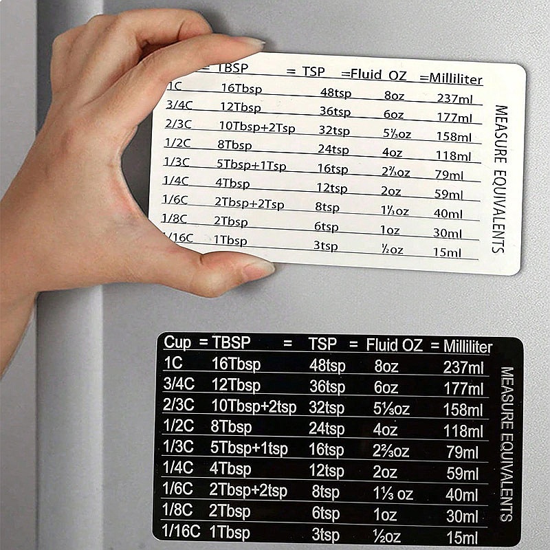 Set di Accessori da Cucina con - Kitchen Baking Conversion Chart recensione e prezzo