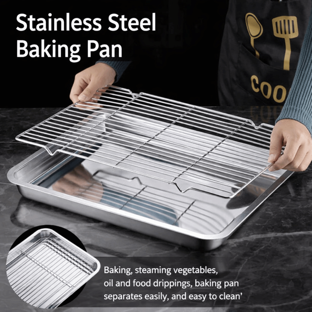 Teglia da Forno Portatile Anti - Kitchen Baking Tray Rack recensione e prezzo