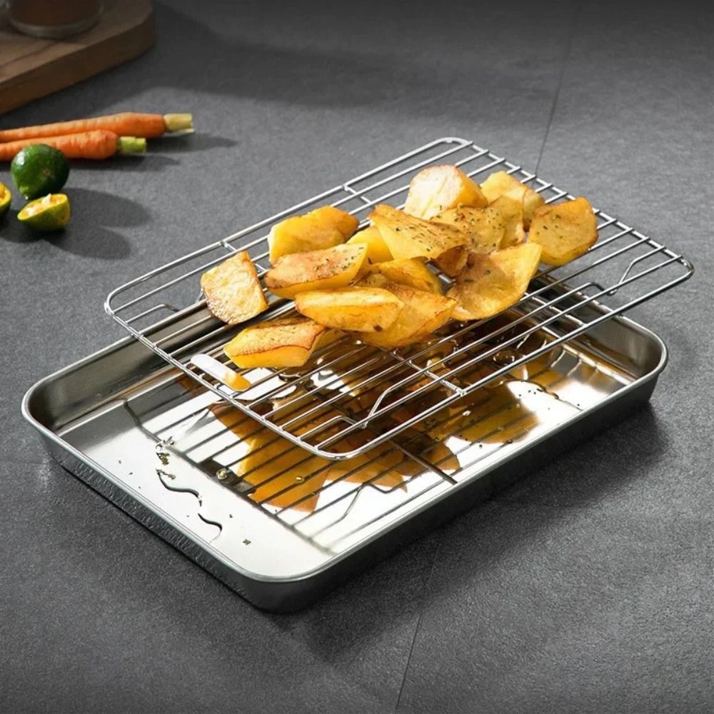 Teglia da Forno Portatile Anti - Kitchen Baking Tray Rack recensione e prezzo