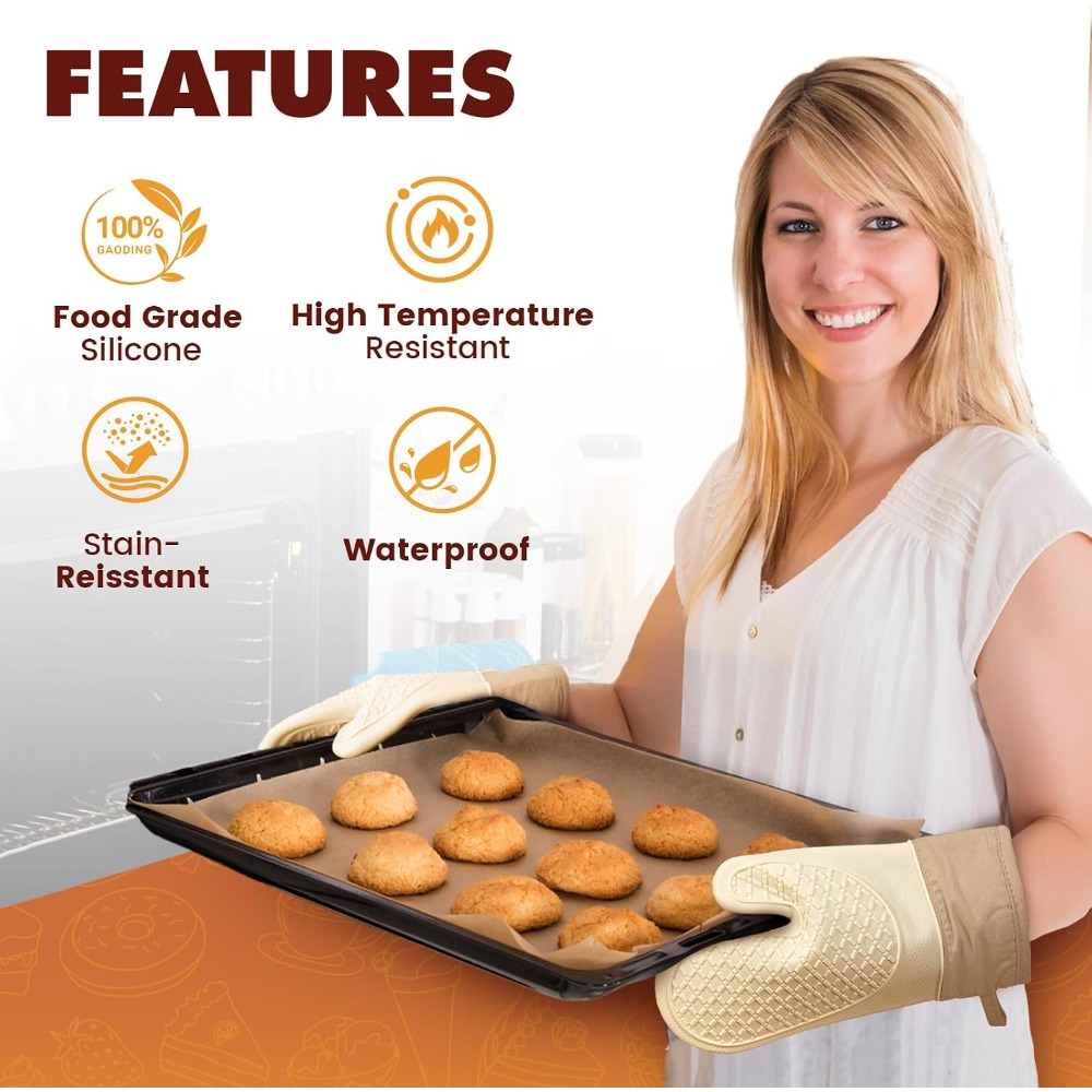 Guanti da forno in silicone re - Kitchen Baking Tray Set recensione e prezzo