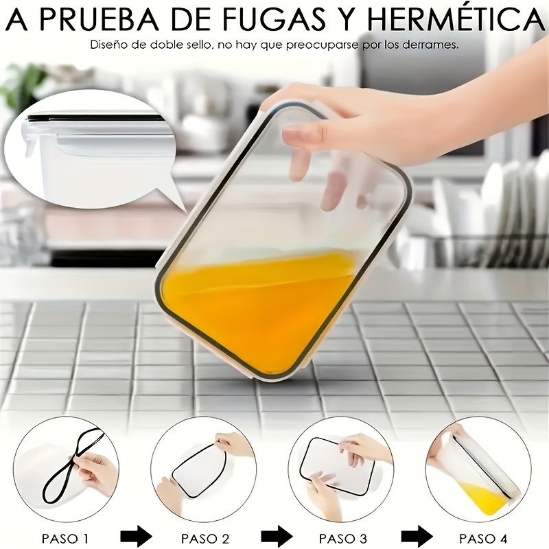 Set da 8 Pezzi: 4 Contenitori  - Kitchen Baking Tray Storage recensione e prezzo