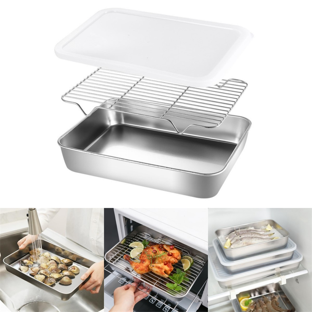 Teglia da forno in acciaio ino - Kitchen Baking Tray Rack recensione e prezzo