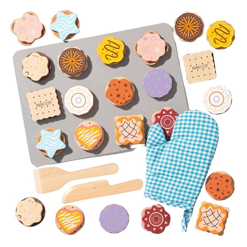 WOWFU-Set di biscotti in legno - Baking Kitchen Kids recensione e prezzo