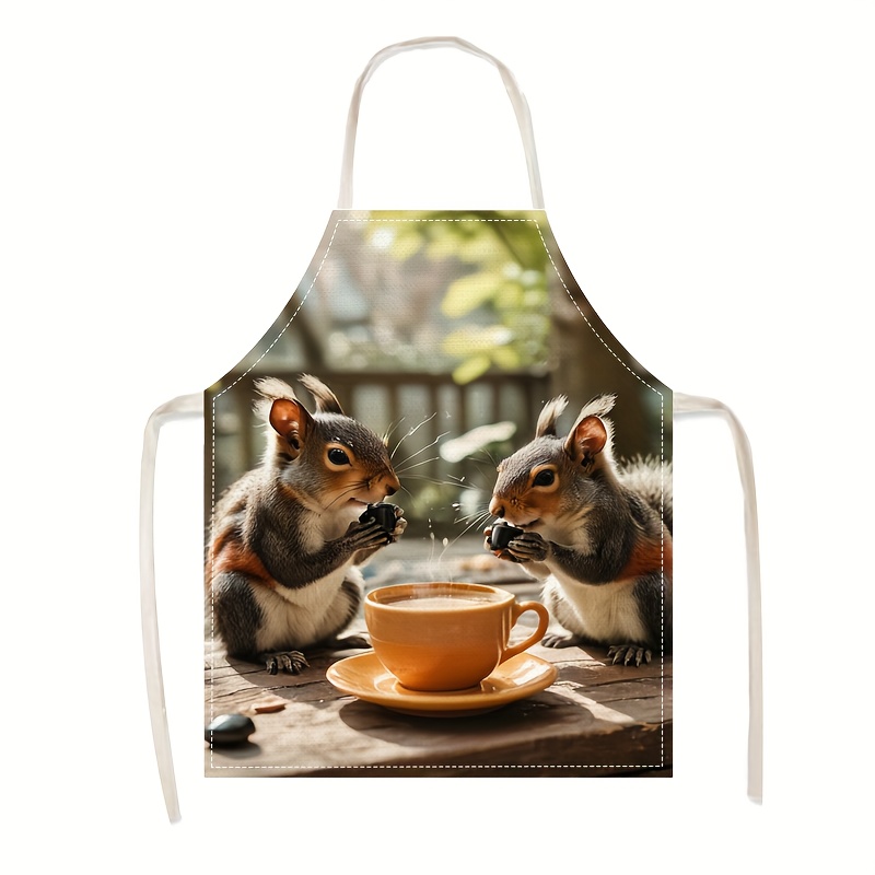 Grembiule in Lino con Stampa S - Kitchen Baking Ideas recensione e prezzo