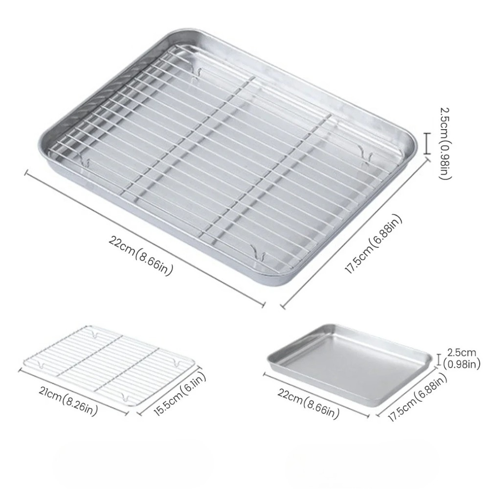 Teglia da Forno in Acciaio Ino - Kitchen Baking Tray Rack recensione e prezzo