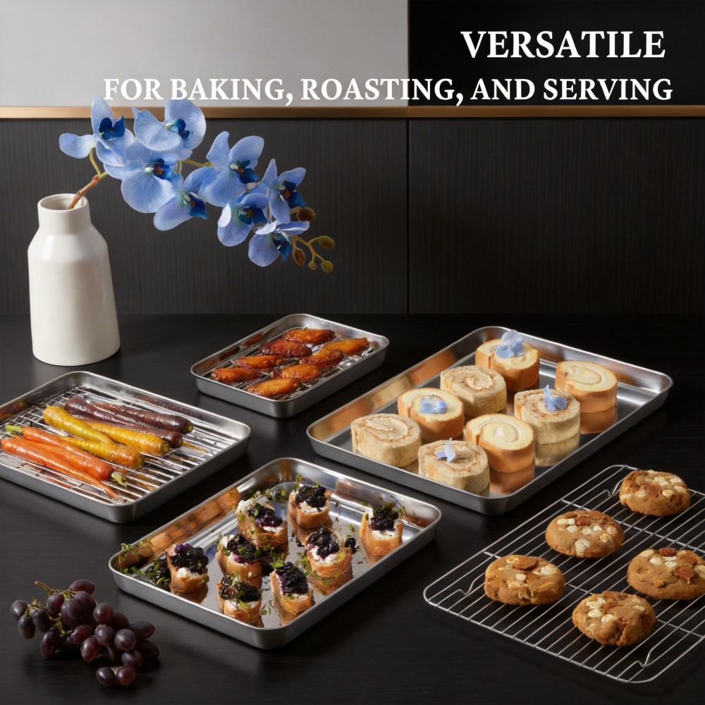Teglia da Forno in Acciaio Ino - Kitchen Baking Tray Rack recensione e prezzo