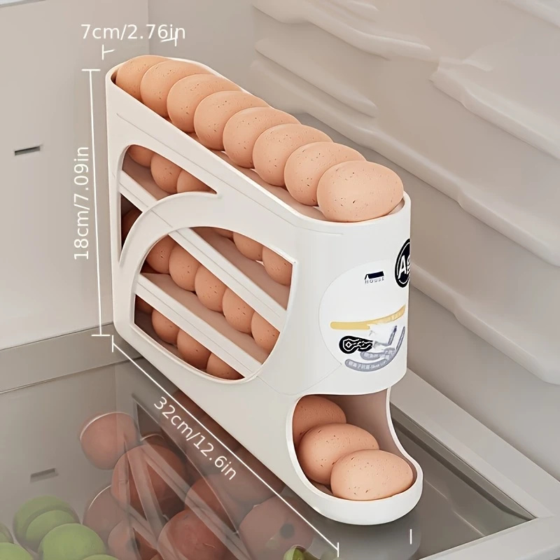 Contenitore Portauova Rotante  - Kitchen Baking Tray Storage recensione e prezzo