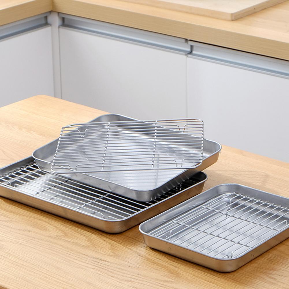 1 Set Forno In Acciaio Inox Te - Kitchen Baking Tray Set recensione e prezzo