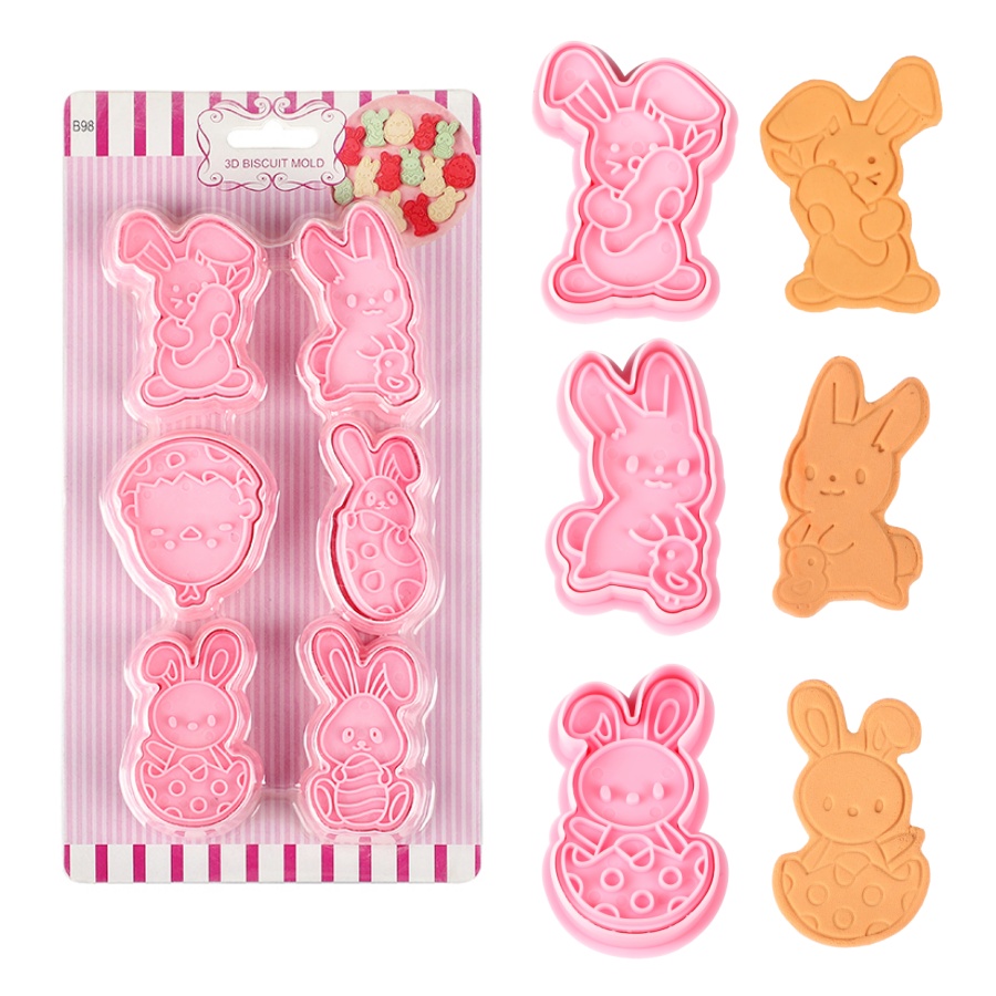 6 pz/set Coniglietto di Pasqua - Kitchen Baking Decor recensione e prezzo