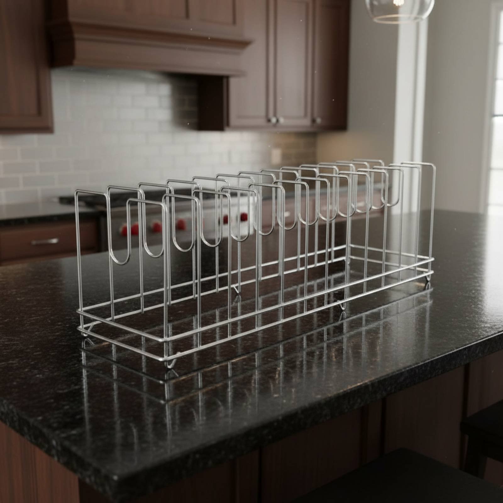 Supporto Salvaspazio per Tegli - Kitchen Baking Tray Rack recensione e prezzo