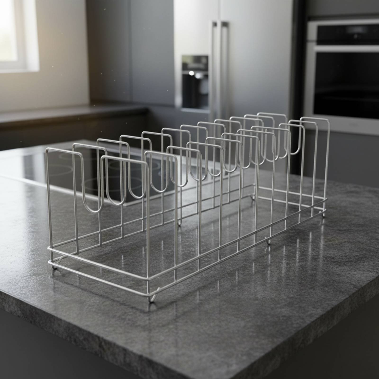 Supporto Salvaspazio per Tegli - Kitchen Baking Tray Rack recensione e prezzo