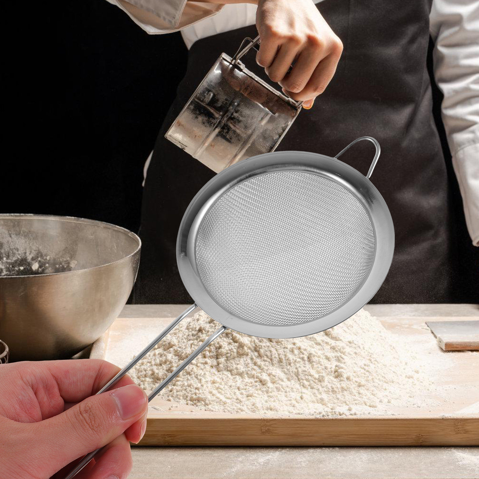 Setaccio per Farina in Acciaio - Kitchen Baking Gadgets recensione e prezzo
