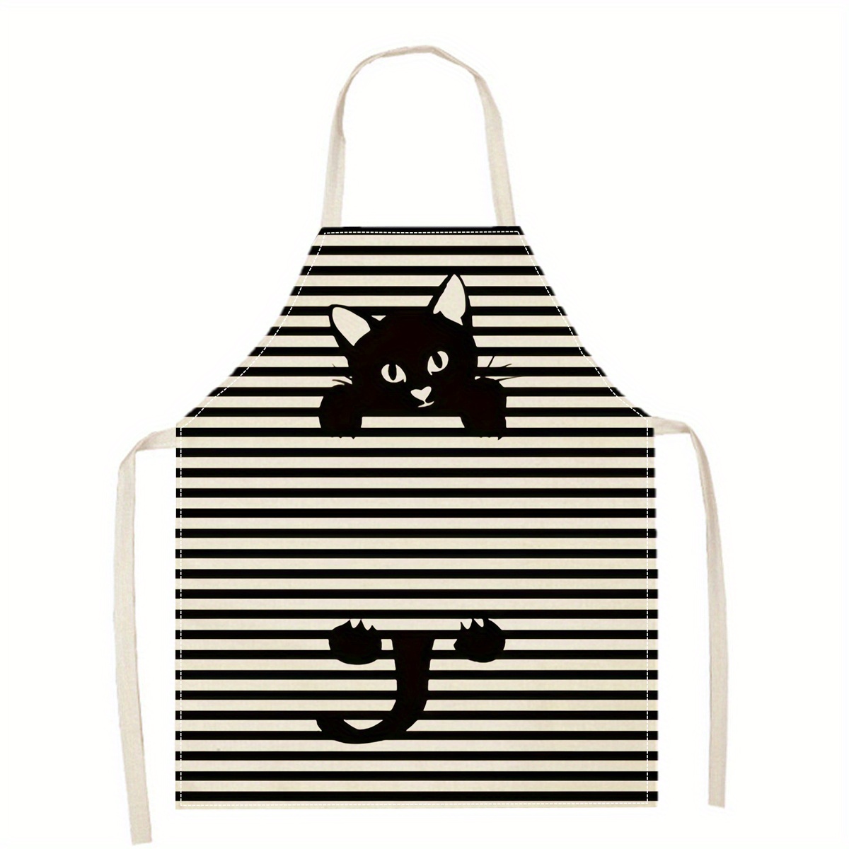 Grembiule in Lino con Stampa D - Kitchen Baking Ideas recensione e prezzo